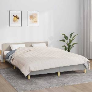 Pure Line Home Тежко одеяло светлокремаво 200x200 см 9 кг - zalegloto - 141,99 лв