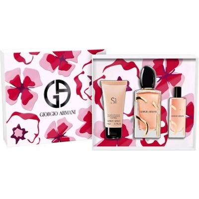 Armani Si Intense EDP 100 ml + telové mlieko 50 ml + miniaturka dámska EDP 15 ml darčeková sada