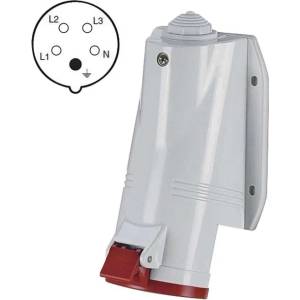 EMOS Гнездо 5p 16a/400 ip44 за монтаж на стена 70496 (3106213241)