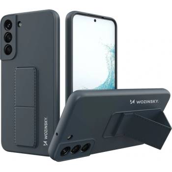 Wozinsky Силиконов кейс Wozinsky Kickstand със стойка за Samsung Galaxy S22 +, Син