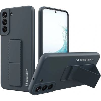 Wozinsky Силиконов кейс Wozinsky Kickstand със стойка за Samsung Galaxy S22 +, Син