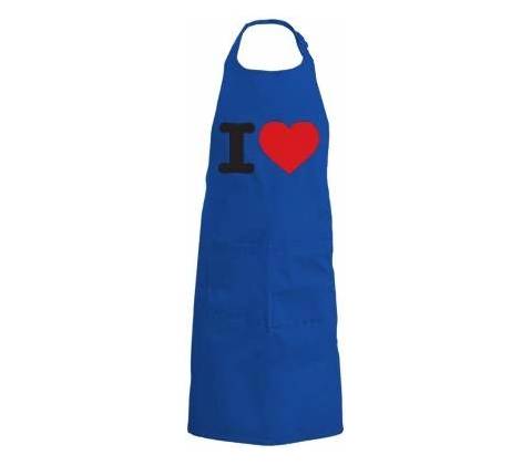 zástěra I love