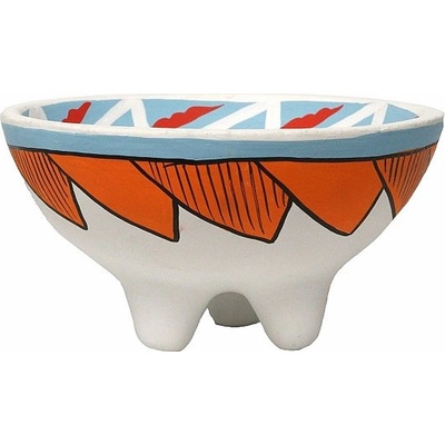Nefertitis Miska terakotová indiánská pro vykuřování Soul Tribal NF20207 - výška cca 7 cm, průměr cca 13 cm – Zbozi.Blesk.cz