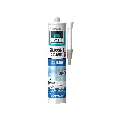Bison International B. V. Силиконов уплътнител BISON SILICONE SANITAR GREY 280 мл