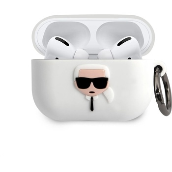 KARL LAGERFELD Калъф за APPLE Airpods Pro, KARL LAGERFELD Silicone Iconic Case (KLACAPSILGLWH)