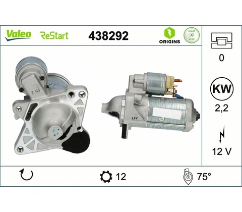Startér VALEO 438292