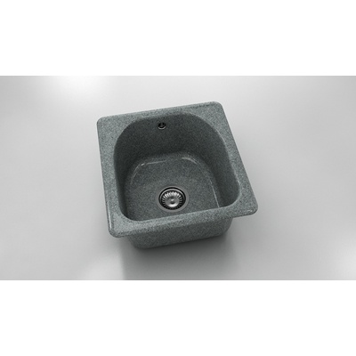 FAT Кръгла мивка Classic 217, Granicite, 254 Slate, с включен сифон