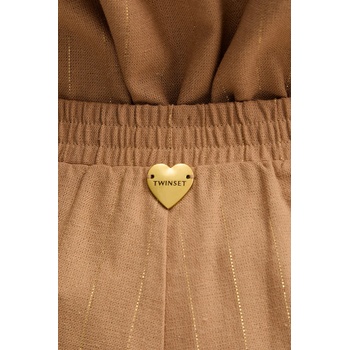 Twinset Панталон с лен Twinset (261LB2QFF)