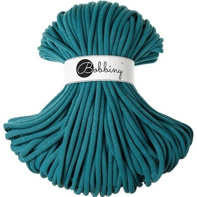 Bobbiny bavlněná šňůra JUMBO 9mm teal