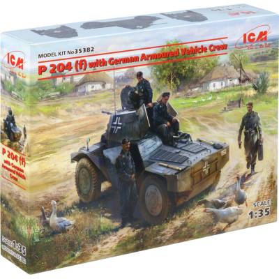 ICM P 204f with German Armoured Vehicle Crew 1:35