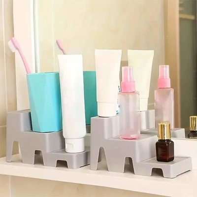 Verk 27026 Mutifunkčný organizér na kozmetiku 4 ks biely