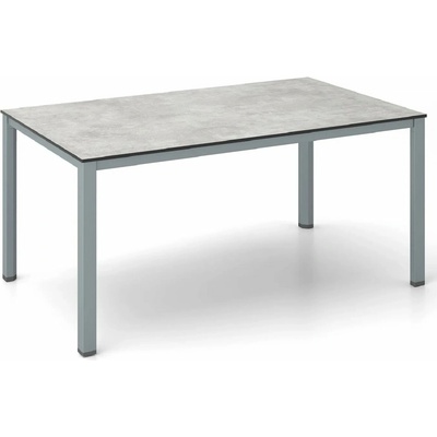 Kettler CUBIC/KETTALUX jedálenský hliníkový stôl 160x90 cm strieborná/antracit