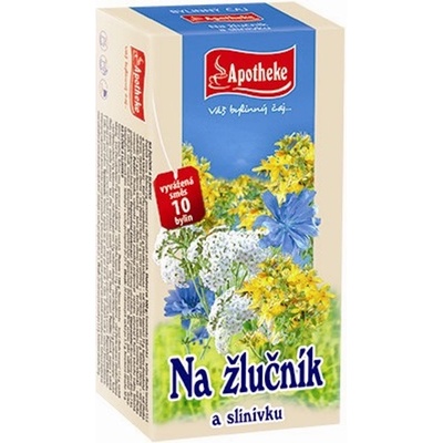 Apotheke čaj NA ŽLČNÍK A SLINIVKU 20 x 1,5 g