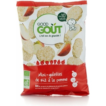 Good Gout BIO mini rýžové koláčky s jablky 40 g