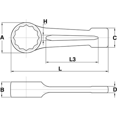 Teng Tools Děrovací klíč 24mm 160750105