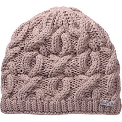 Pletex pletená čepice s fleecovou podšívkou L466 Kávová