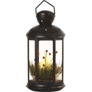 Emos DCLV15 LED dekorace vánoční lucerna se svíčkami černá 35,5 cm 3x C vnitřní vintage