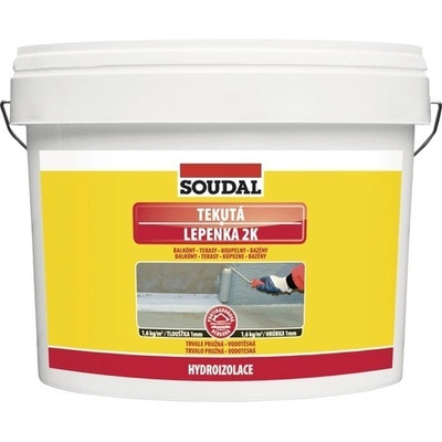 Tekutá lepenka SOUDAL 2K hydroizolace 14 kg