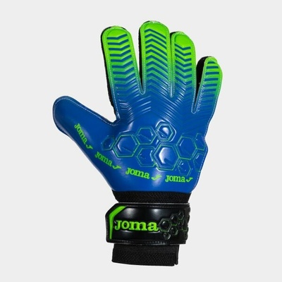 CALCIO GOALKEEPER GLOVES brankárske rukavice azúrová fluo zelená 7