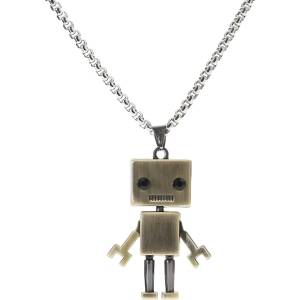 HARAHU Колие Robot - Златен KP34234