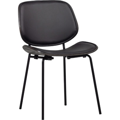 Woood Clome Černá koženková