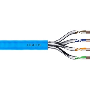 ASSMANN DK-1623-A-VH-1 Cat. 6A U/FTP 500 MHz Eca LSZH 100 м син кабел за монтаж на стена