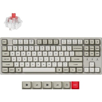 Keychron C1 Pro 8K QMK - Super Red Switch (C1PX-M1)
