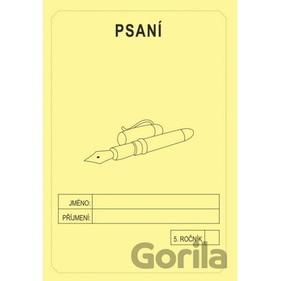 Psaní 5. ročník - školní sešit - Rubínová Jitka