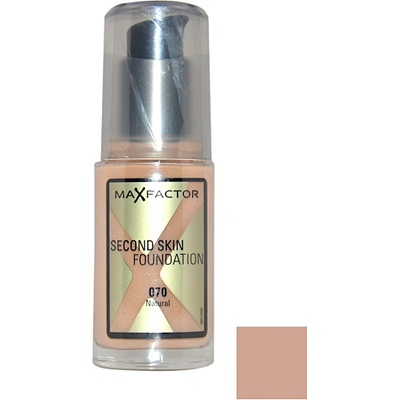 Max Factor Second skin Foundation make-up 70 Natural 30 ml