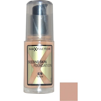 Max Factor Second skin Foundation make-up 70 Natural 30 ml