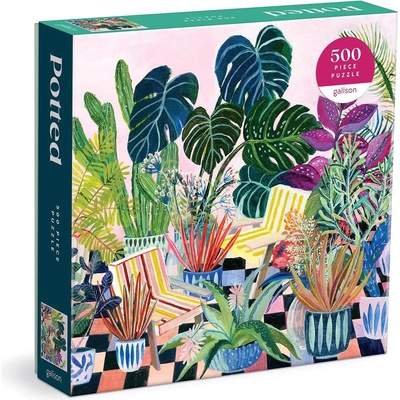 Galison - Puzzle Potted - 500 piese