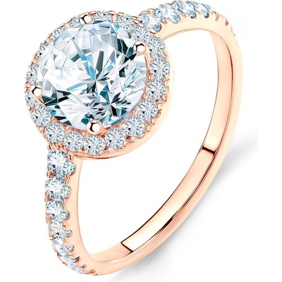 SAVICKI Годежен пръстен This is Love: розово злато, диамант