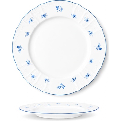 Thun 1794 Bernadotte talíř mělký modré růžičky 250 mm, P1750045J1Z6452071