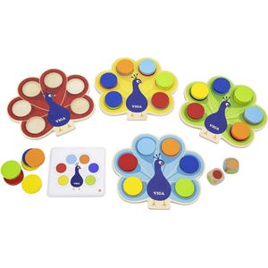 Viga Toys Дървена образователна игра Viga - Паун (44660)