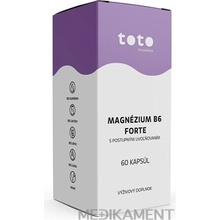 Toto Magnézium B6 Forte s postupným uvoľňovaním kapsuly 60 ks