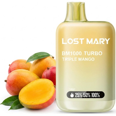 Elf Bar Lost Mary TP1000 Triple Mango 20 mg 1000 poťahov 1 ks