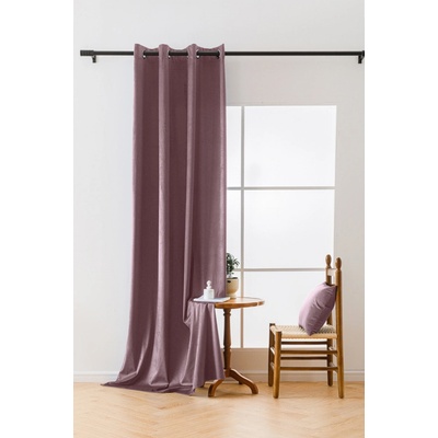 Textilomanie Svetlo fialový zatemňovací záves VELVET 140x270 cm Zavesenie: Riasiaca páska
