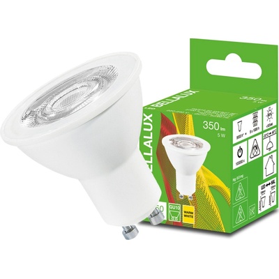 Bellalux LED žárovka GU10 4,5W = 50W 350lm 2700K teplá bílá 36°