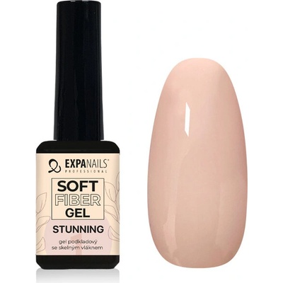 Expa nails Uv Led gel podkladová báze se skelnými vlákny Soft Fiber stunning 11 ml
