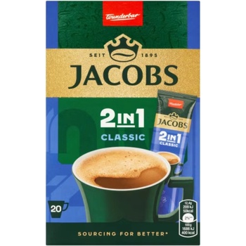 Jacobs Original 2v1 Instantná káva 20 x 12,4 g