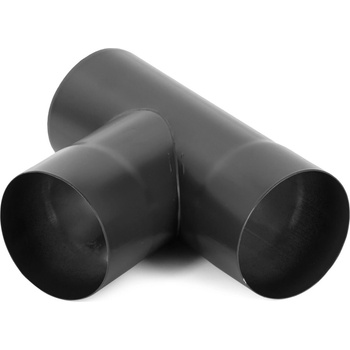 Evromat Odbočka pre odkvapový zvod 100/100 mm 72° pozink lak RAL 9005 čierna