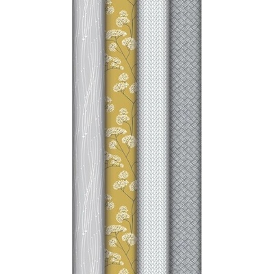 Dárkový balicí papír Cocooning 2 x 0,7 m, mix motivů