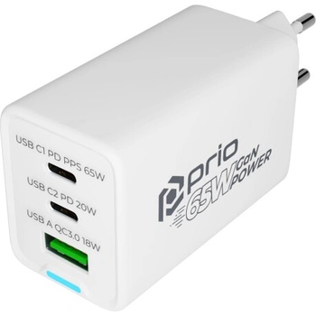 REMAX Зарядно / адаптер USB-A / USB-C, GaN, PD, 65 W (20444)