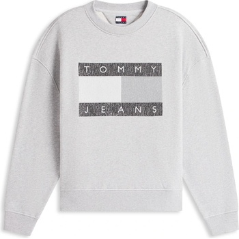 Tommy Hilfiger Блуза Tommy Jeans Men's Distress Flag Crew Sweatshirt - Grey Hthr