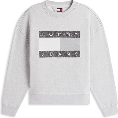 Tommy Hilfiger Блуза Tommy Jeans Men's Distress Flag Crew Sweatshirt - Grey Hthr