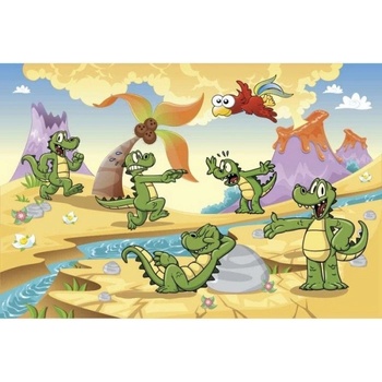 DIMEX ART s. r. o Флизелинов фототапет крокодили 375 x 250 см