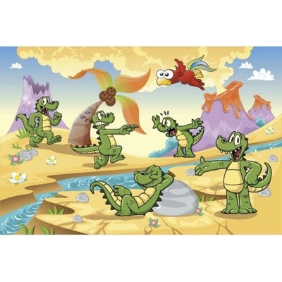 DIMEX ART Флизелинов фототапет крокодили 375 x 250 см