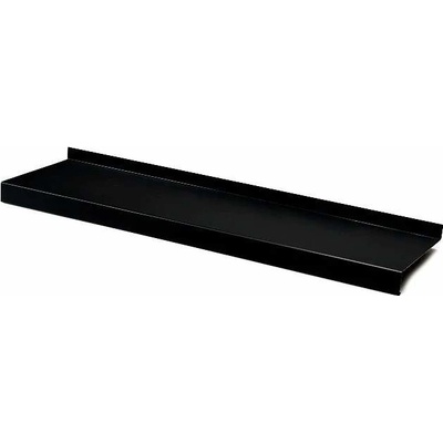 Parapet venkovní r.š.450mm - pozink Lakovaný RAL 9005 černá s folií dl.2m
