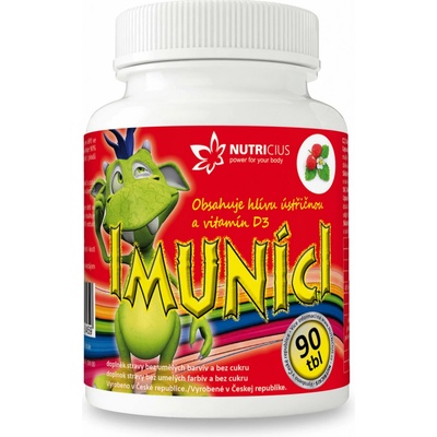 Imuníci Hlíva ústřičná s vit.D pro děti 90 tabliet