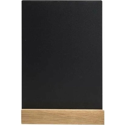 Tabuľa popisovateľná kriedou, vertikálna, A5, menu, čierna